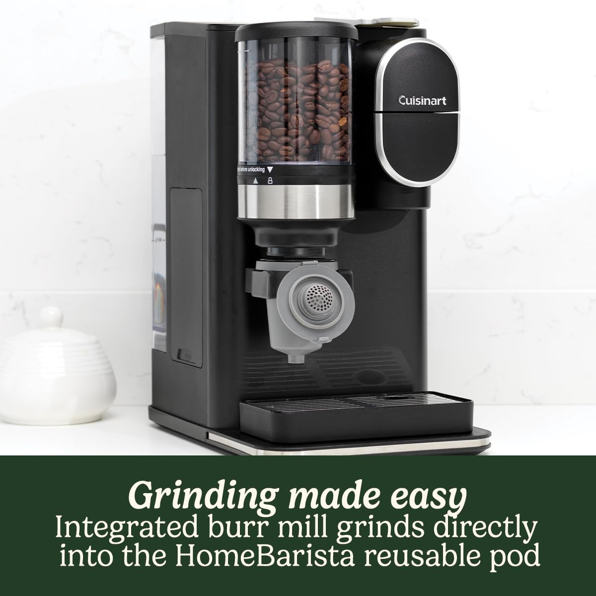 Cuisinart One Cup Grind & Brew Coffee Maker Black