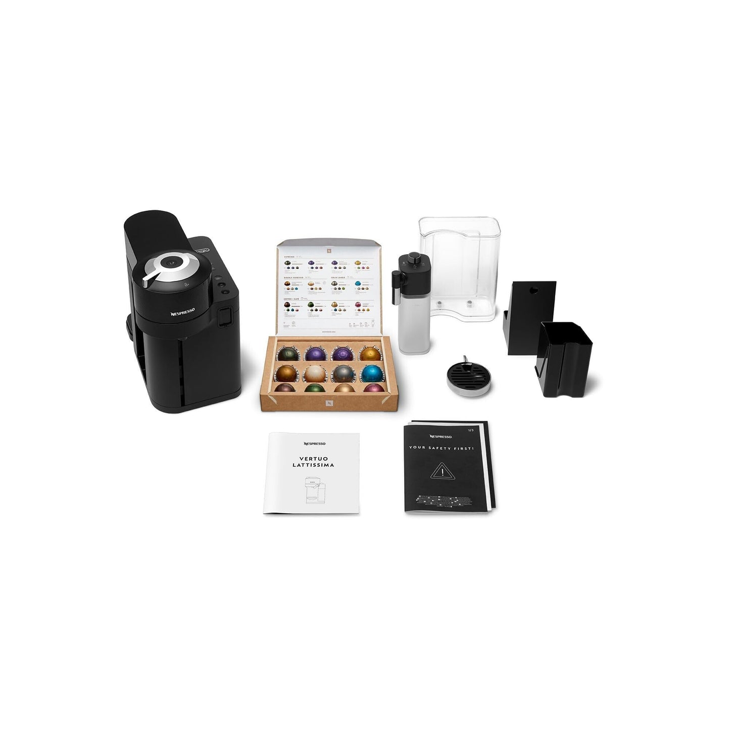 Nespresso Vertuo Lattissima Coffee Machine Black