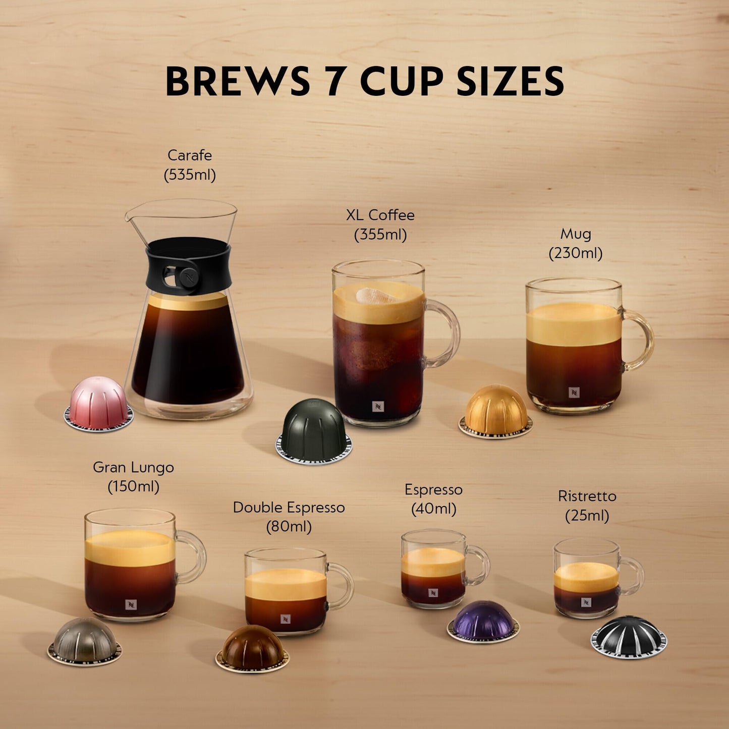Nespresso Vertuo Lattissima Coffee Machine Black