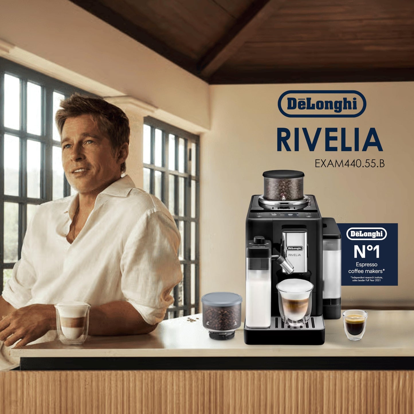 De'Longhi Rivelia EXAM44055B Automatic Coffee