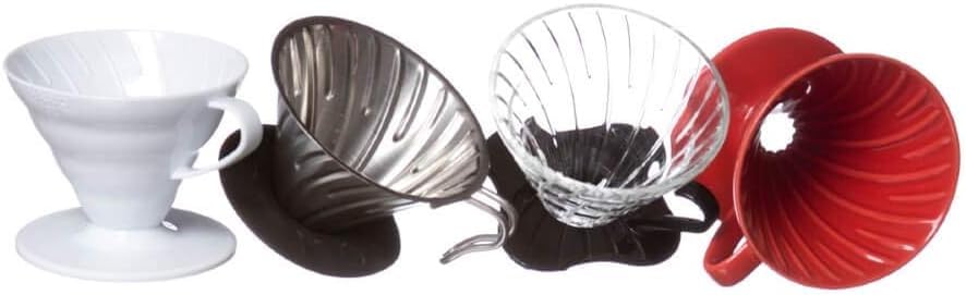 Hario V60 Coffee Dripper Plastic Red Size 02