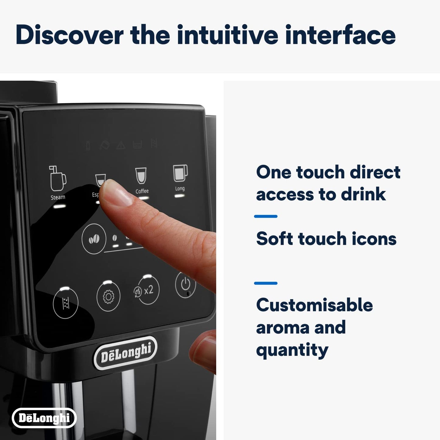 De'Longhi Magnifica ECAM22220B Bean to Cup Black
