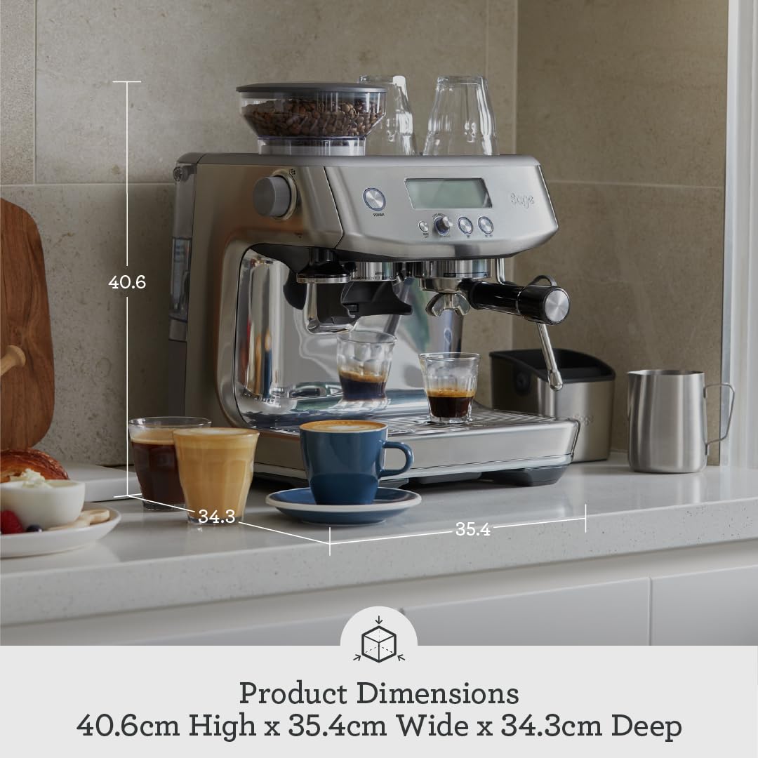 Sage Barista Pro Bean to Cup Coffee Machine Steel