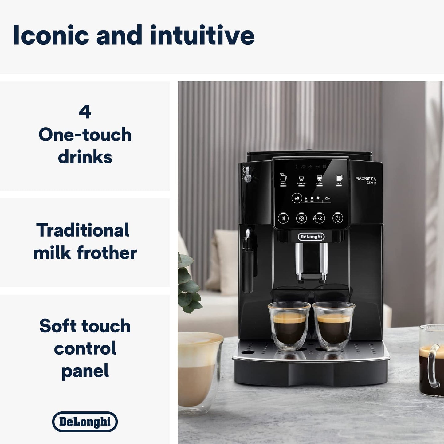 De'Longhi Magnifica ECAM22220B Bean to Cup Black