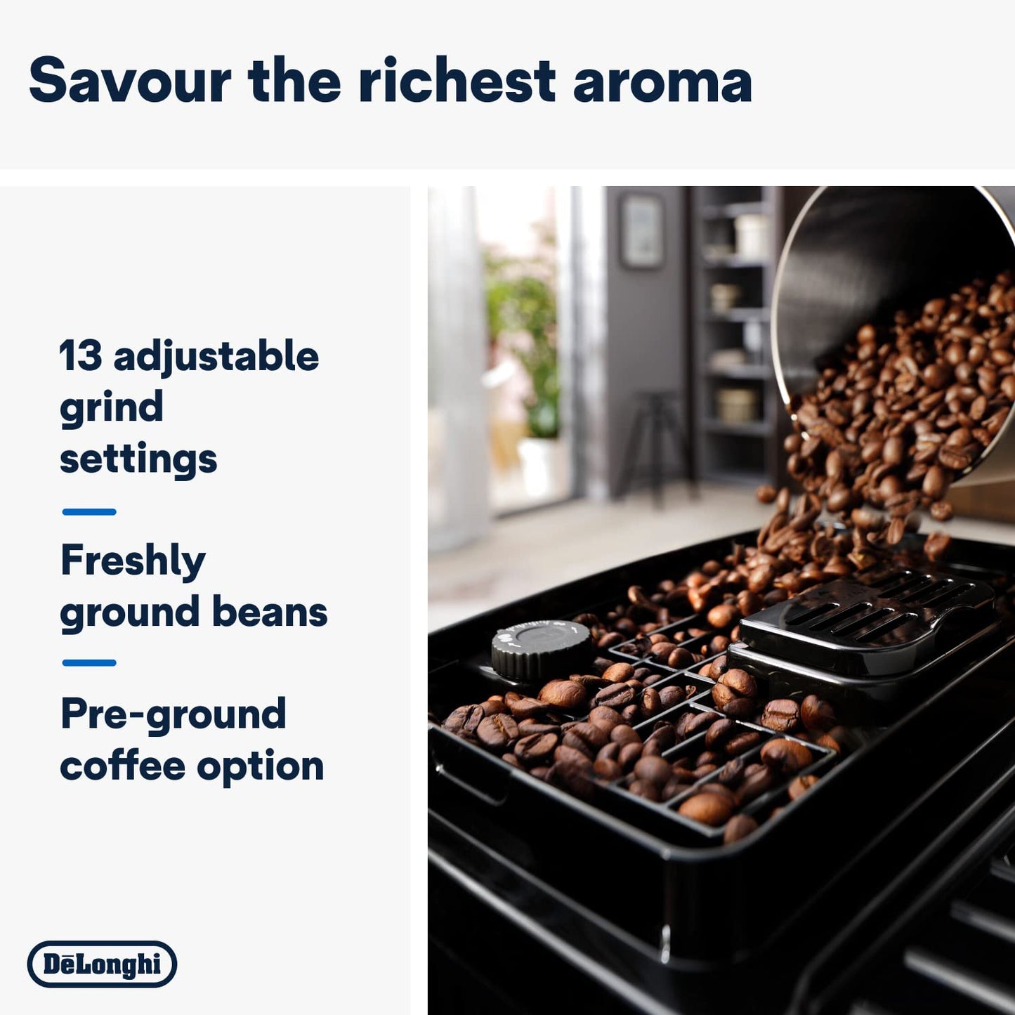 De'Longhi Magnifica ECAM22220B Bean to Cup Black