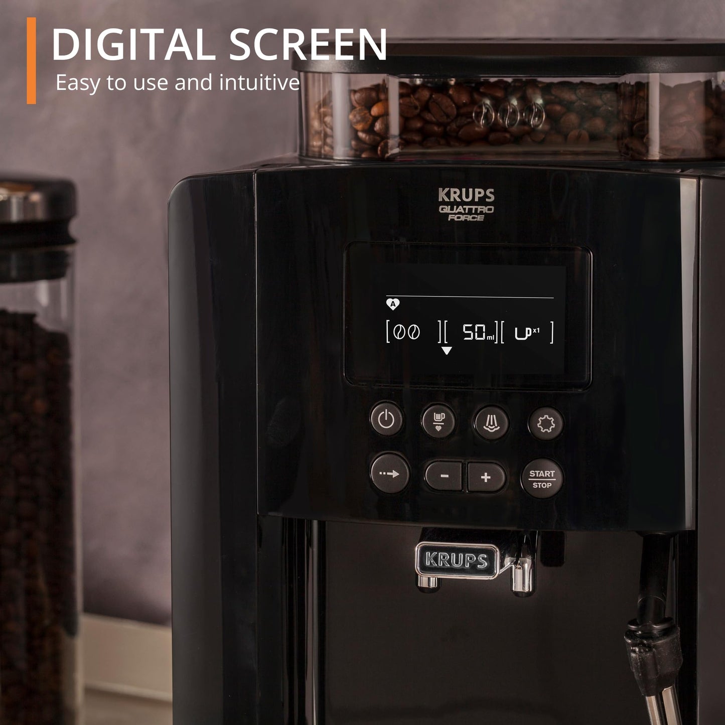 Krups Arabica Digital EA817040 Bean to Cup 1.7L