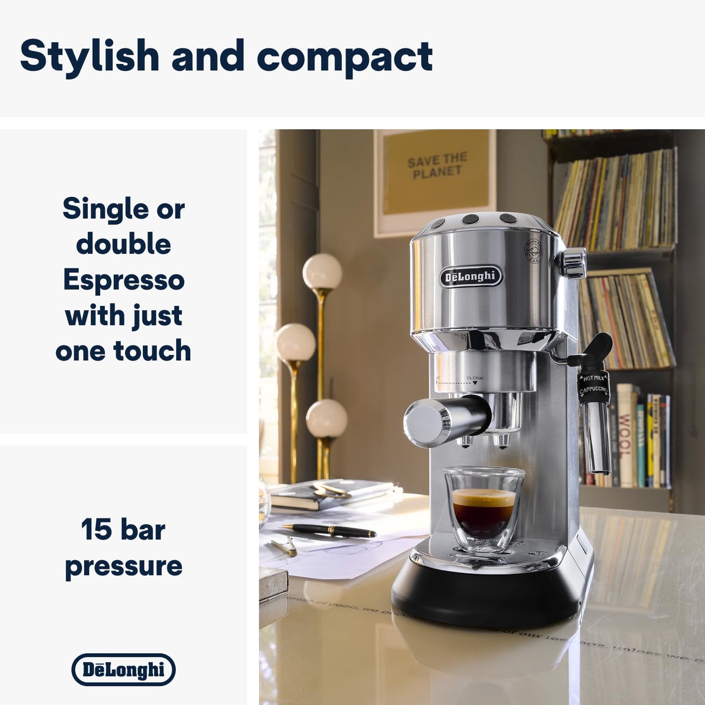 De'Longhi Dedica EC685M Espresso & Cappuccino