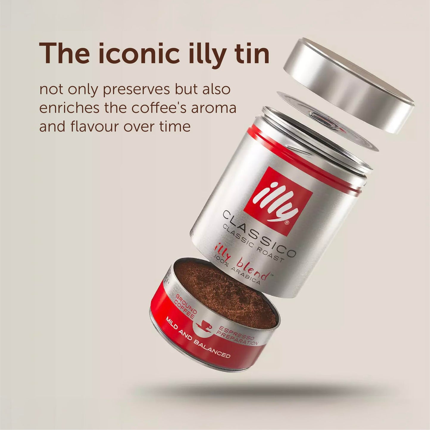 Illy Colombia Coffee Beans 250g Medium Roast
