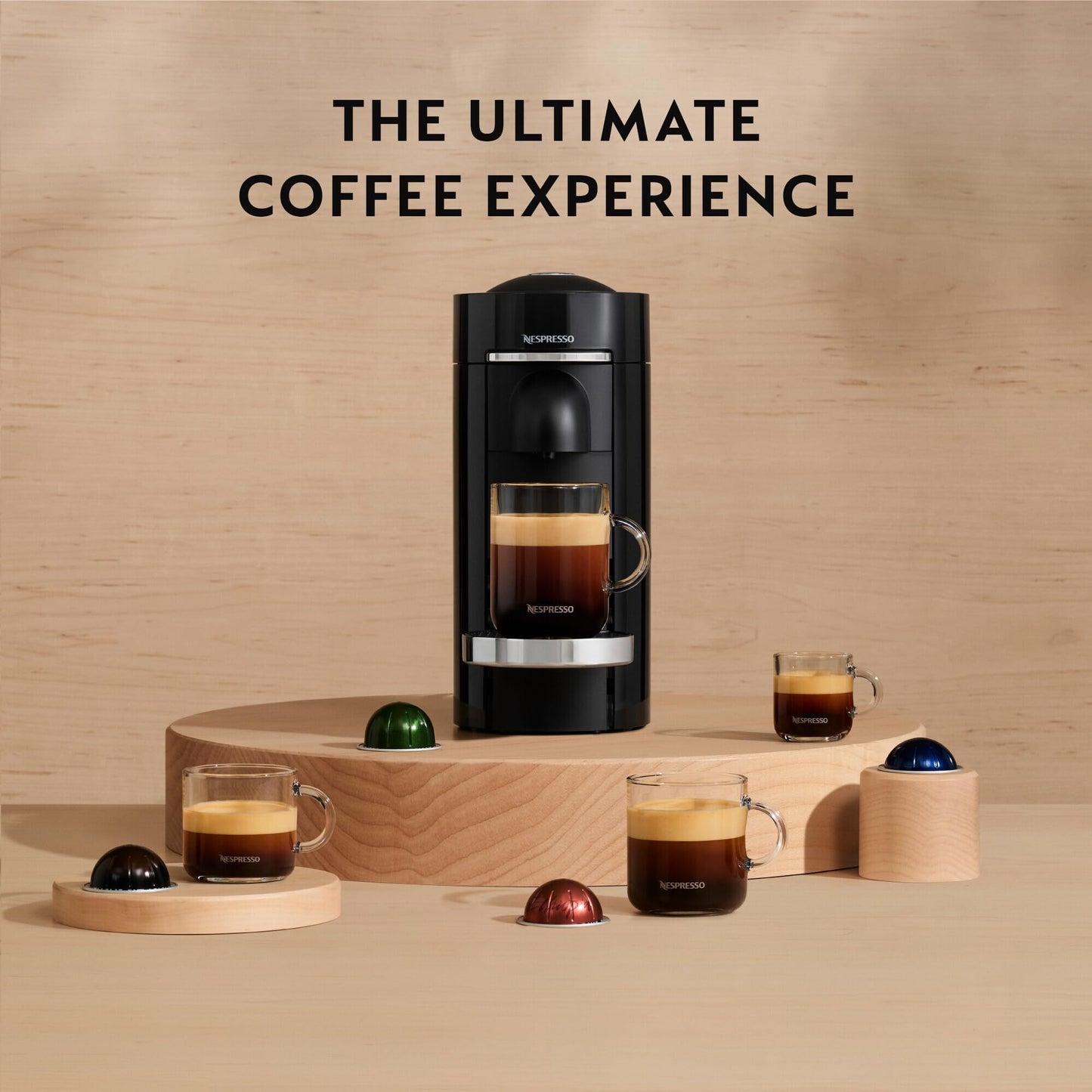 Nespresso Vertuo Plus EN150B Coffee Machine Black