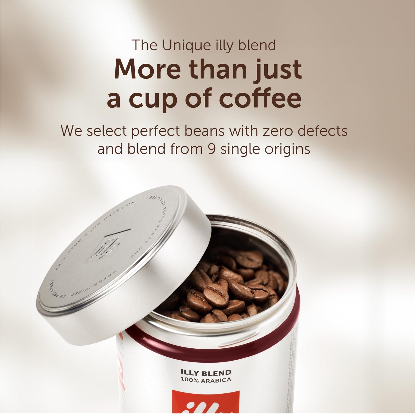 Illy Intenso Coffee Beans 250g Dark Roast Arabica