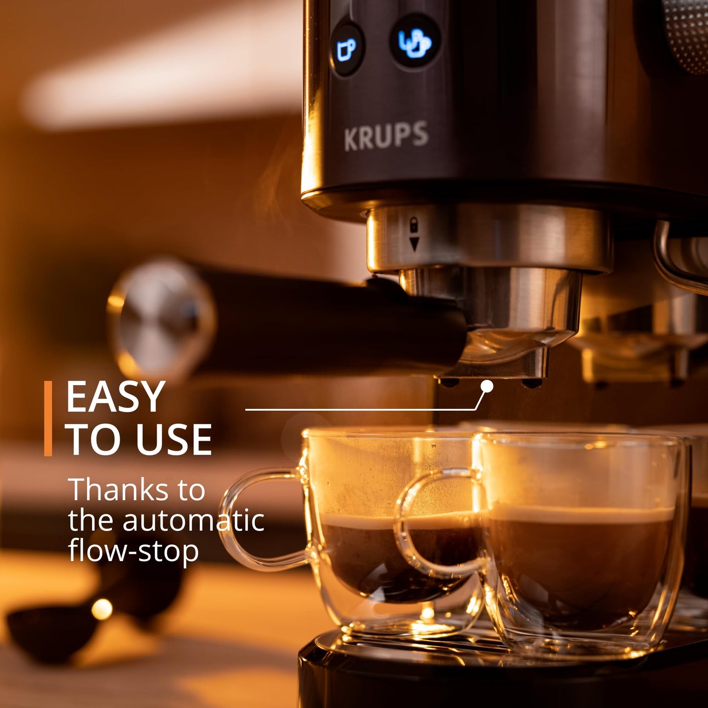 Krups Virtuoso XP444GG0 Pump Espresso Machine