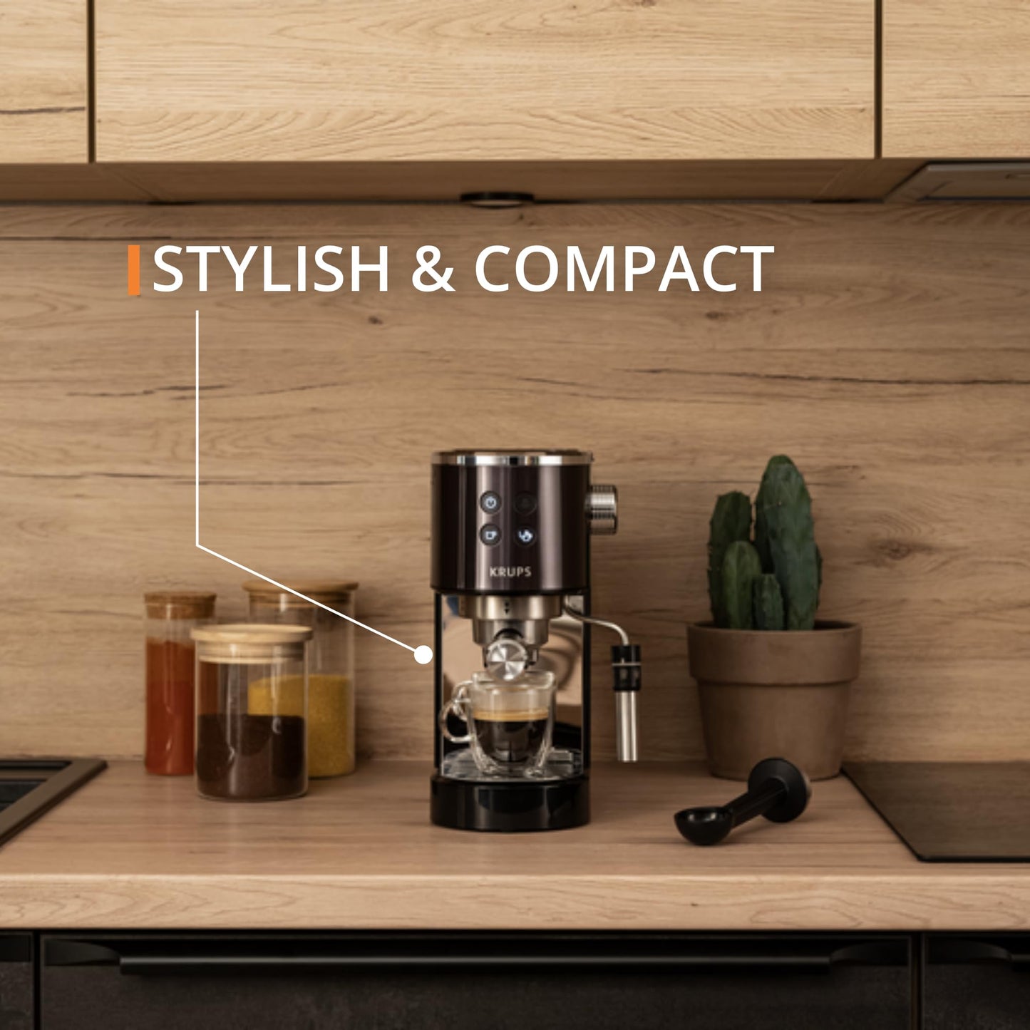 Krups Virtuoso XP444GG0 Pump Espresso Machine
