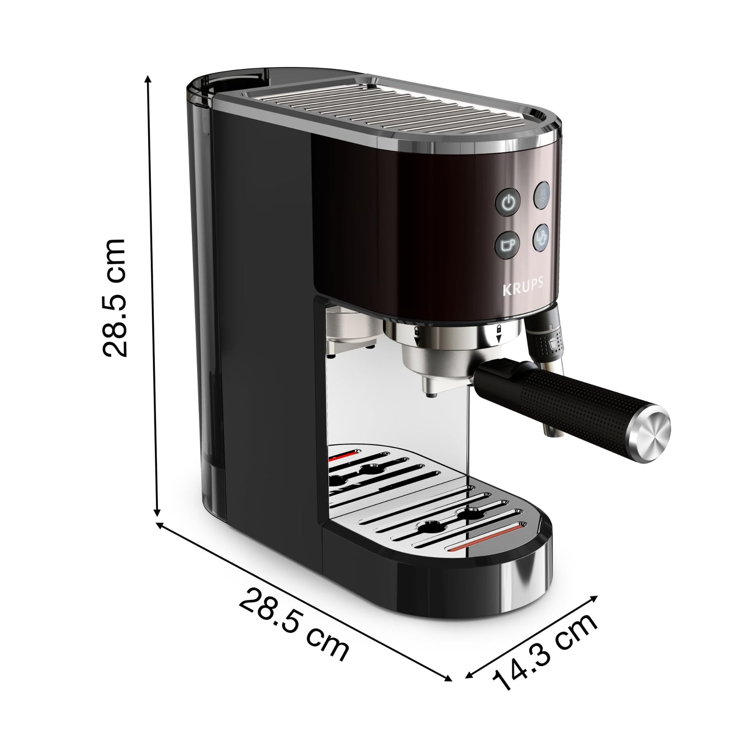 Krups Virtuoso XP444GG0 Pump Espresso Machine