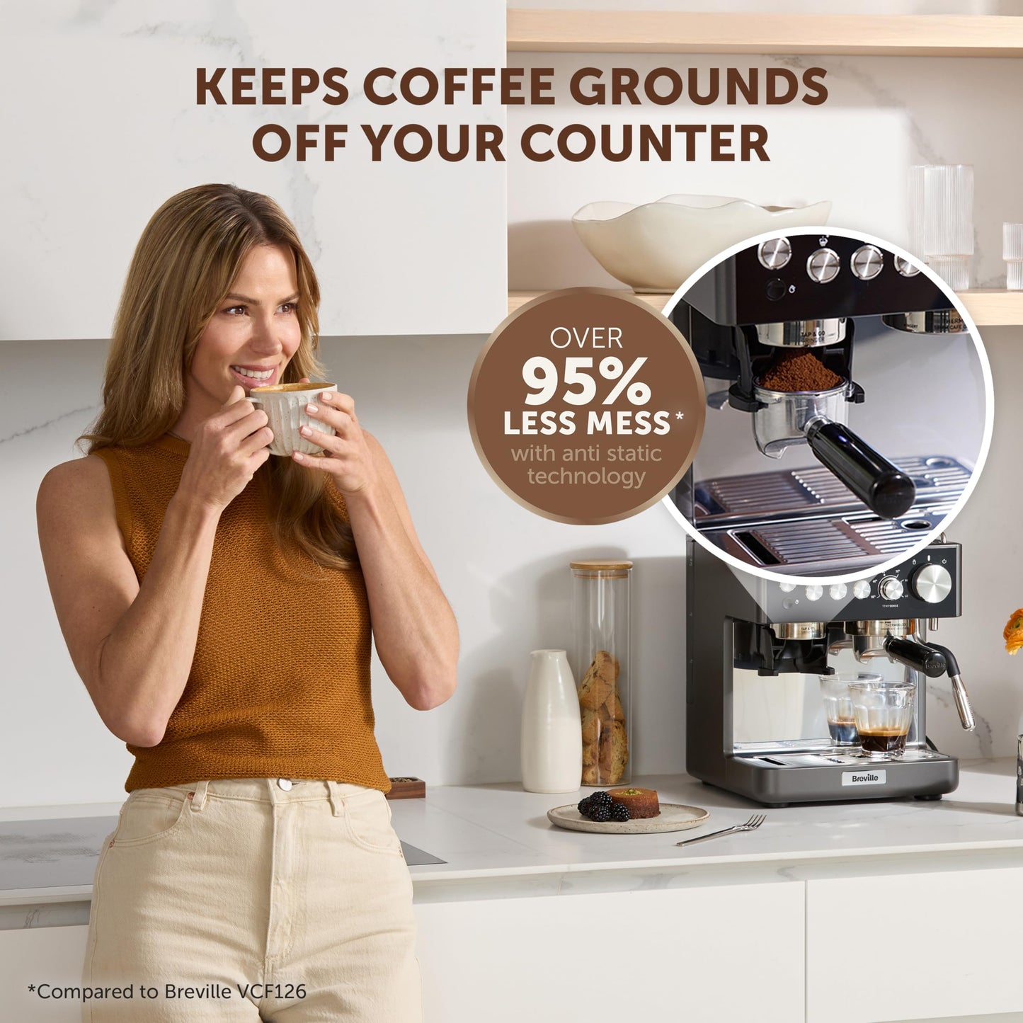 Breville Barista Sense VCF187 Bean to Cup Black
