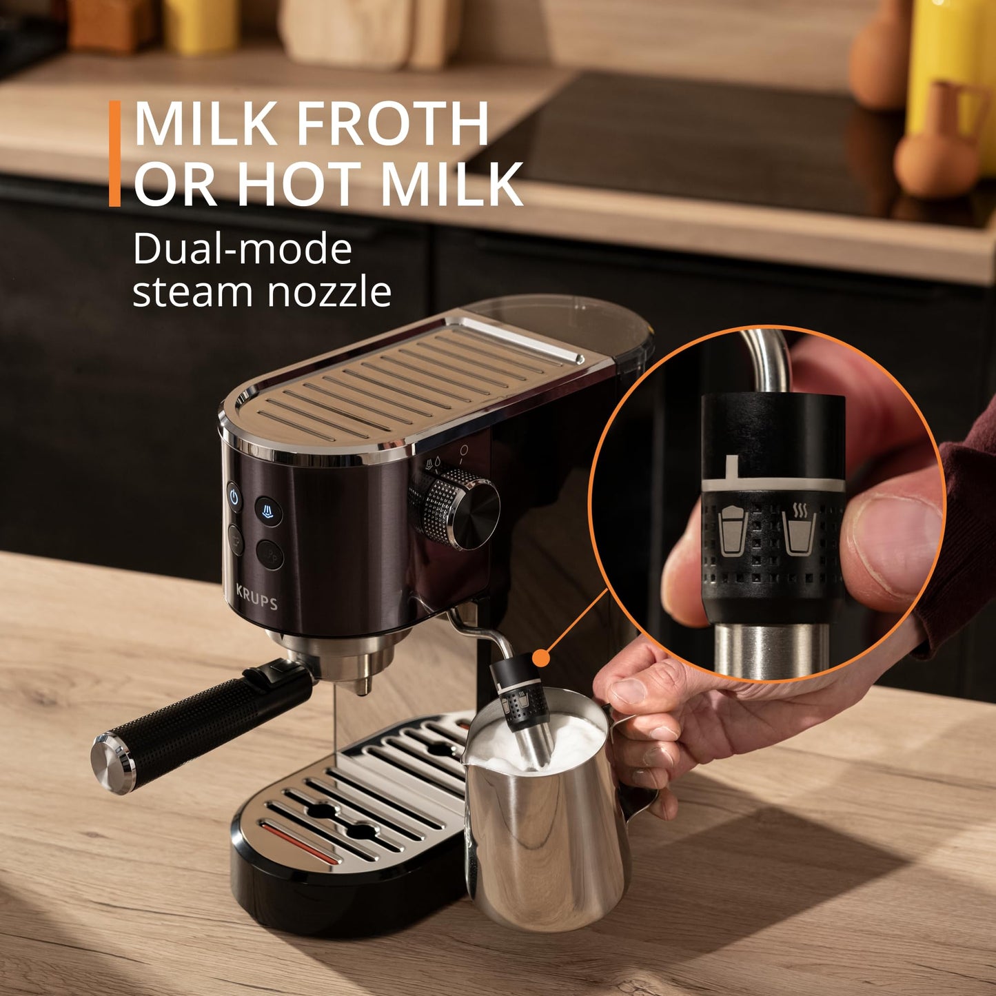 Krups Virtuoso XP444GG0 Pump Espresso Machine