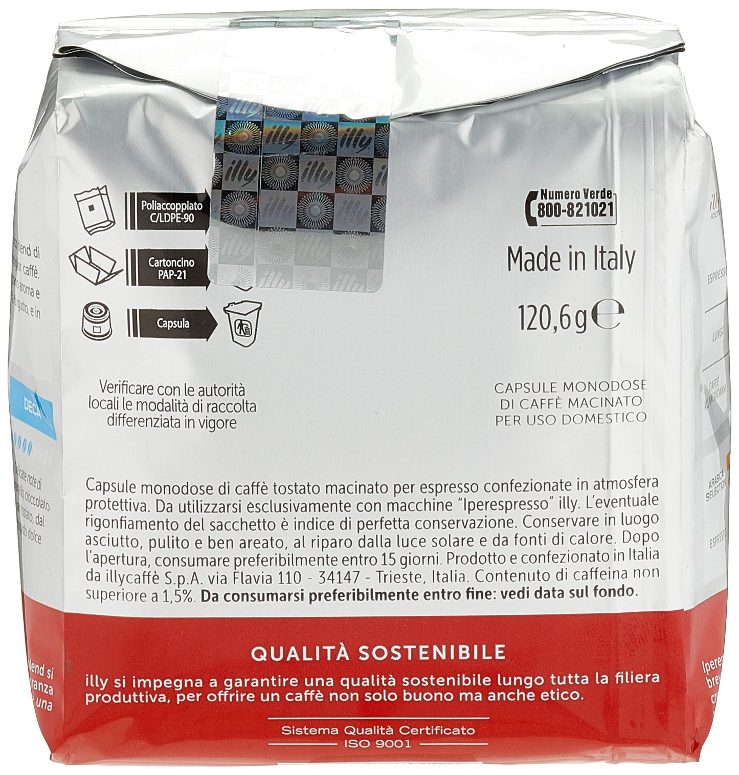 Illy Classico Espresso Capsules 18pcs Medium Roast