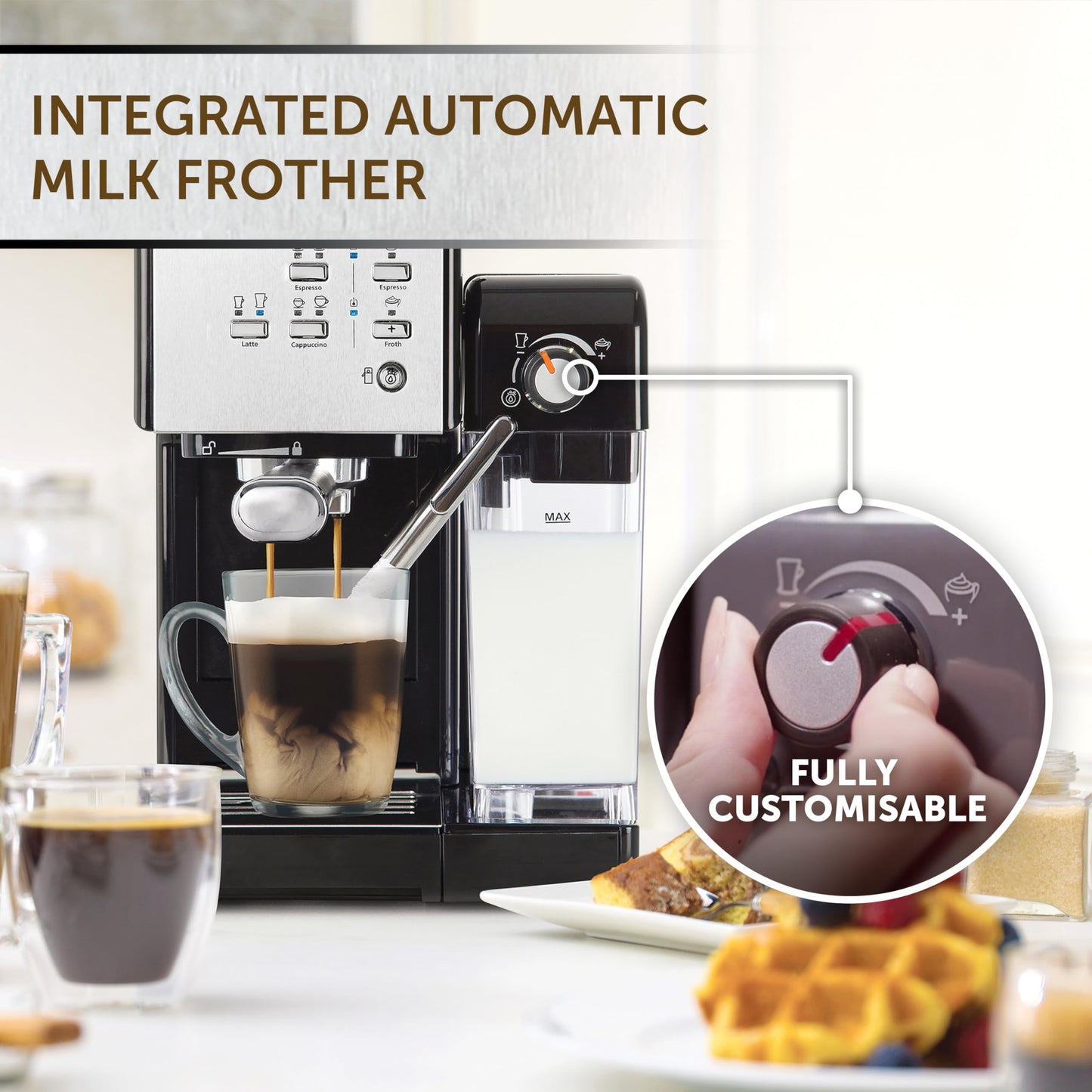 Breville CoffeeHouse VCF107 Espresso Latte Maker