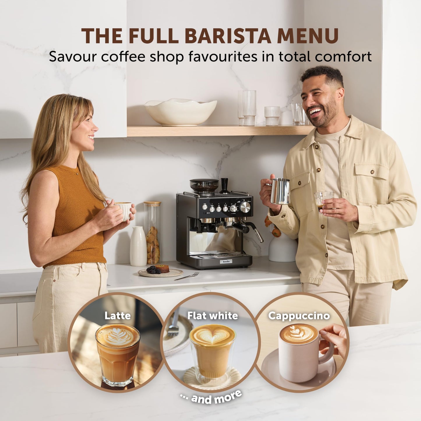 Breville Barista Sense VCF187 Bean to Cup Black