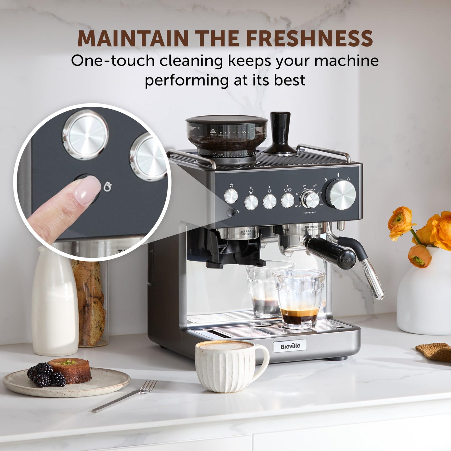 Breville Barista Sense VCF187 Bean to Cup Black